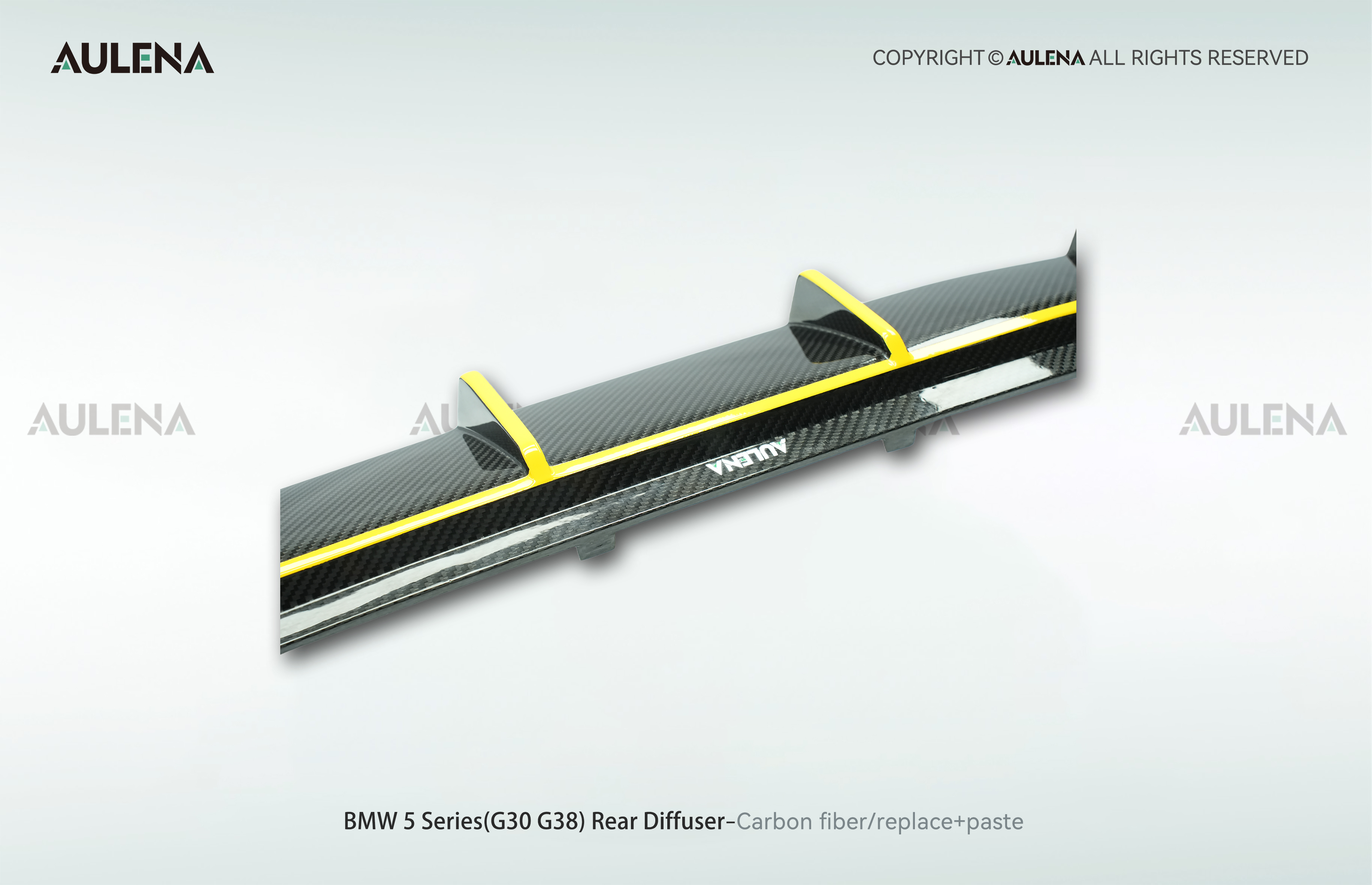 BMW 5 Series(G30/G38) Aulena Design dry carbon performance Rear Diffuser