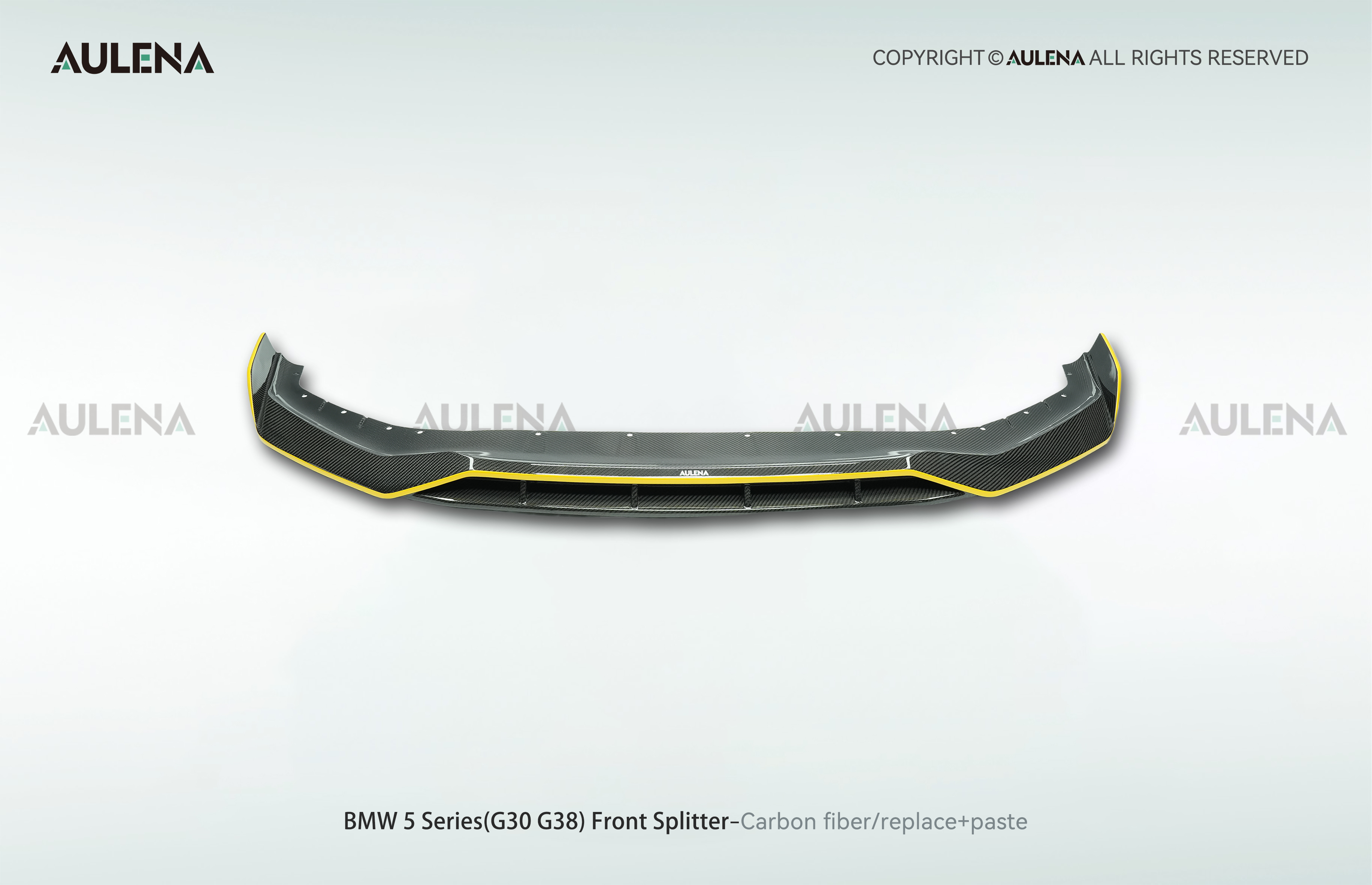 BMW 5 Series(G30/G38) Aulena Design dry carbon performance Front Splitter