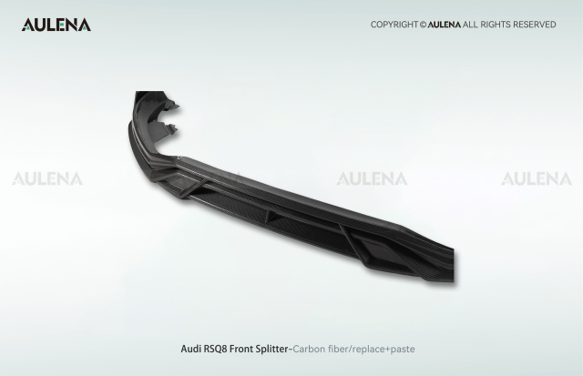 Audi RSQ8 Aulena Design dry carbon performance Front Splitter