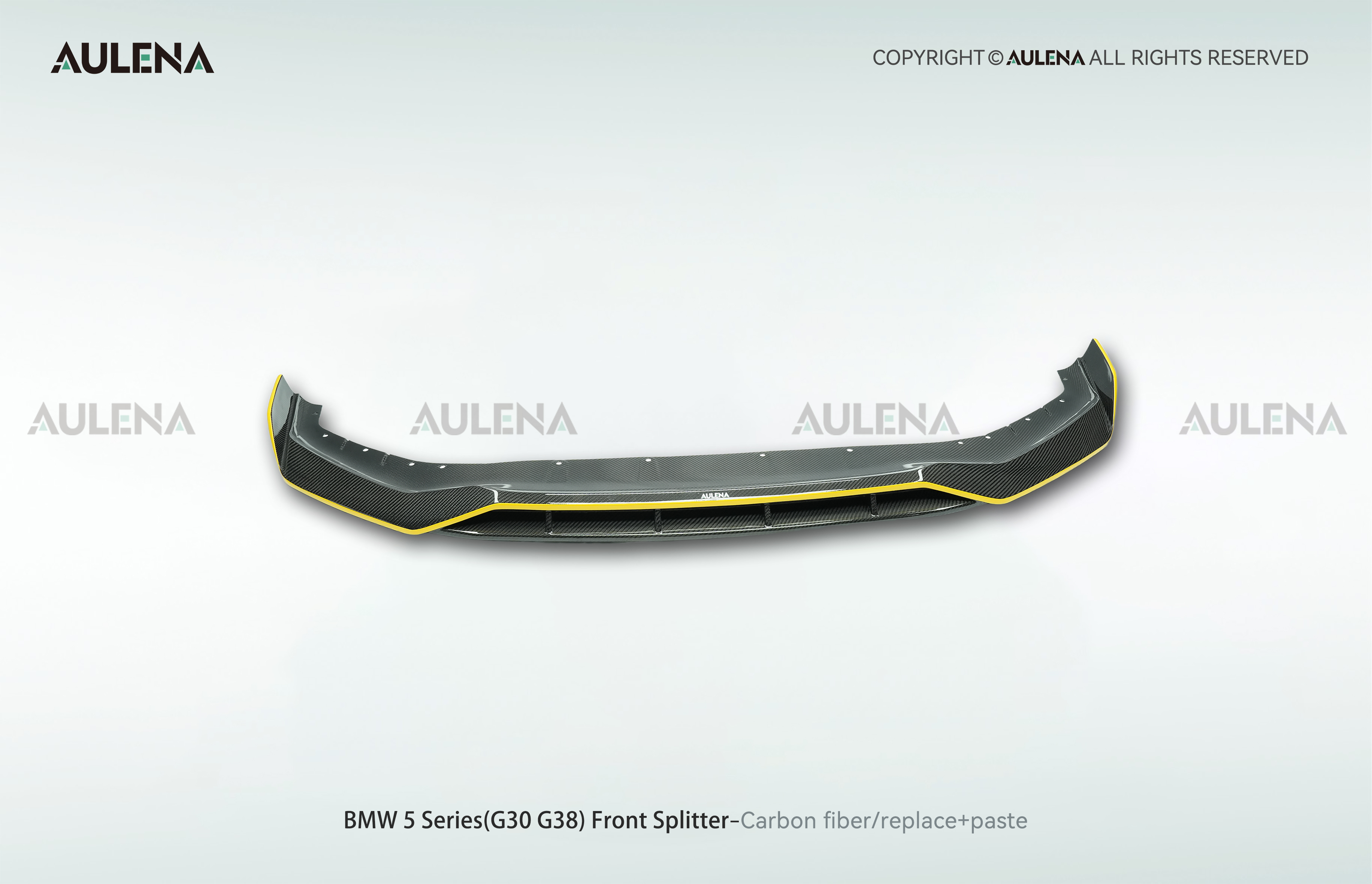 BMW 5 Series(G30/G38) Aulena Design dry carbon performance Front Splitter