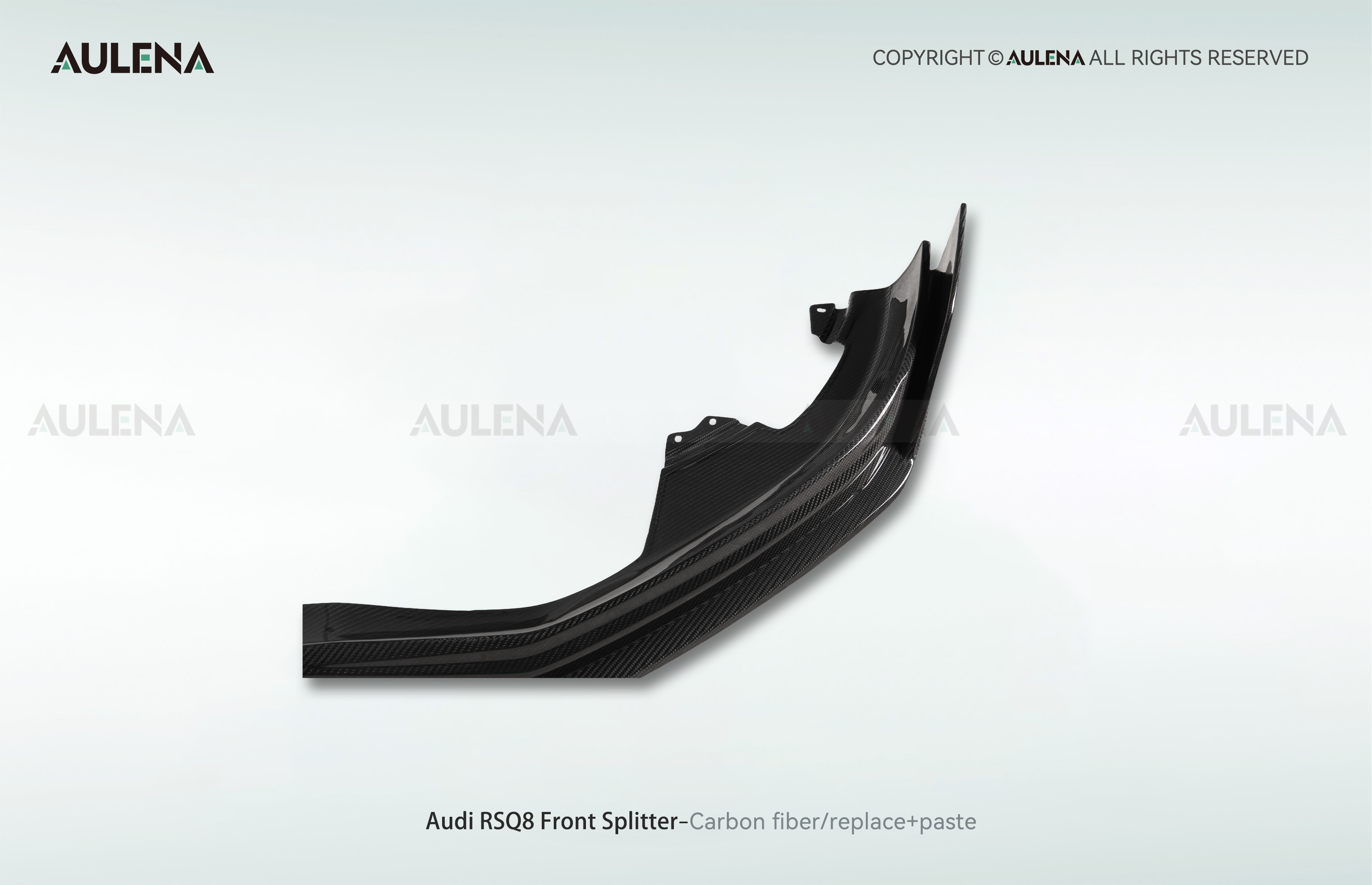 Audi RSQ8 Aulena Design dry carbon performance Front Splitter