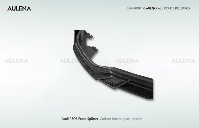 Audi RSQ8 Aulena Design dry carbon performance Front Splitter