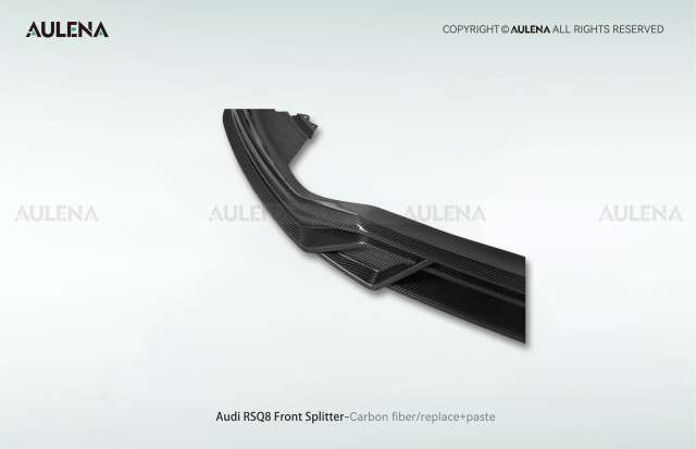 Audi RSQ8 Aulena Design dry carbon performance Front Splitter