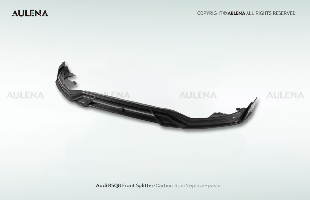 Audi RSQ8 Aulena Design dry carbon performance Front Splitter