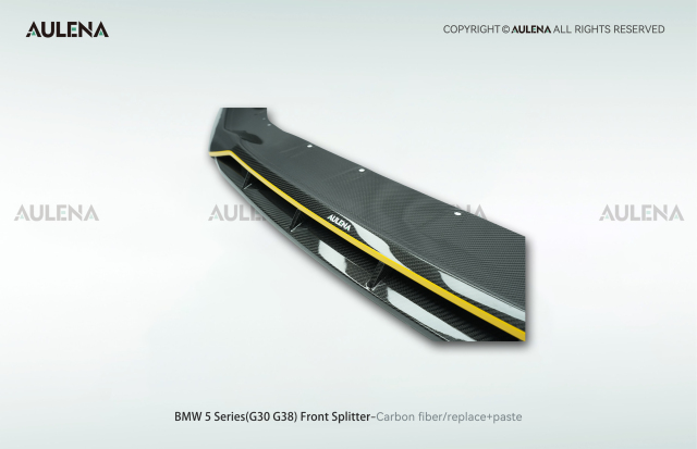 BMW 5 Series(G30/G38) Aulena Design dry carbon performance Front Splitter