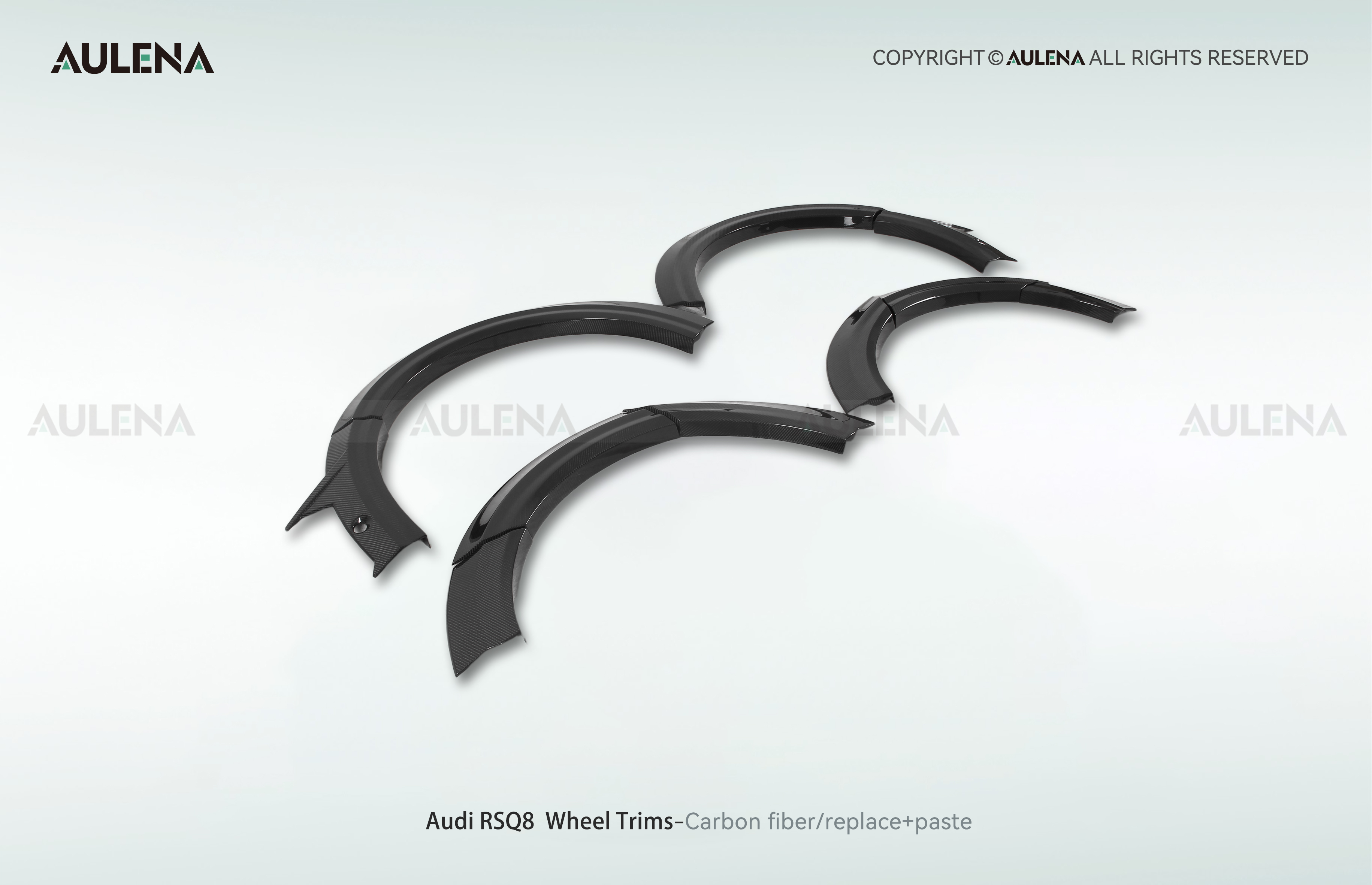 Audi RSQ8 Aulena Design dry carbon performance Wheel Trims