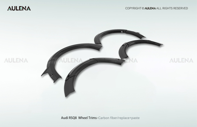 Audi RSQ8 Aulena Design dry carbon performance Wheel Trims