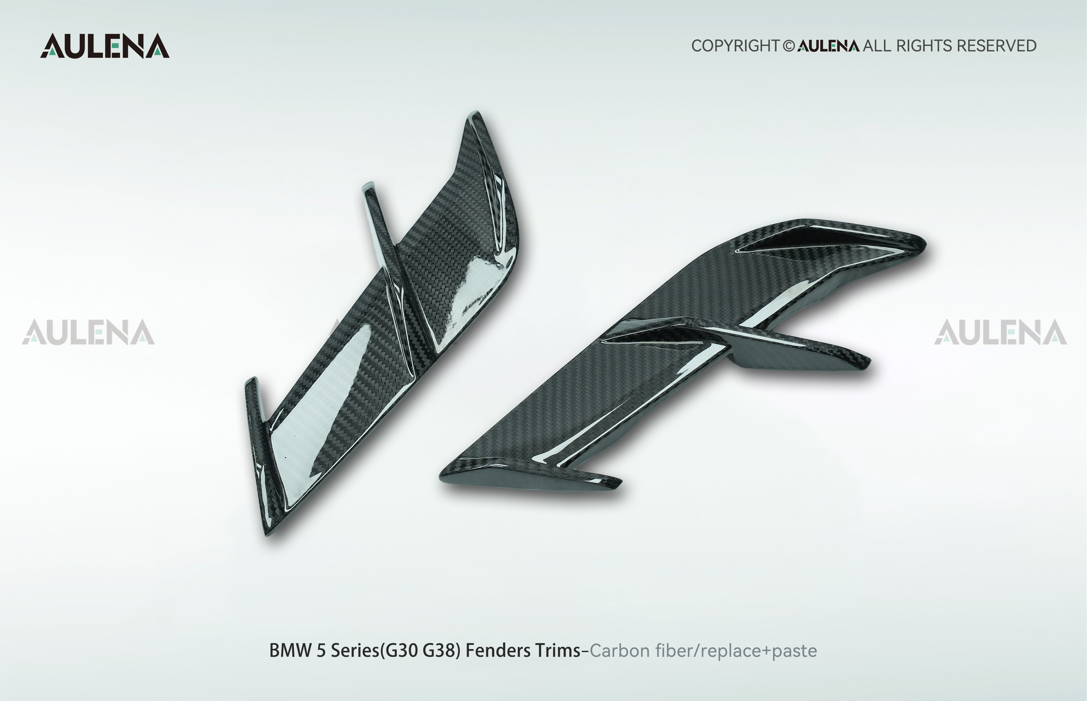 BMW 5 Series(G30/G38) Aulena Design dry carbon performance Fenders Trims