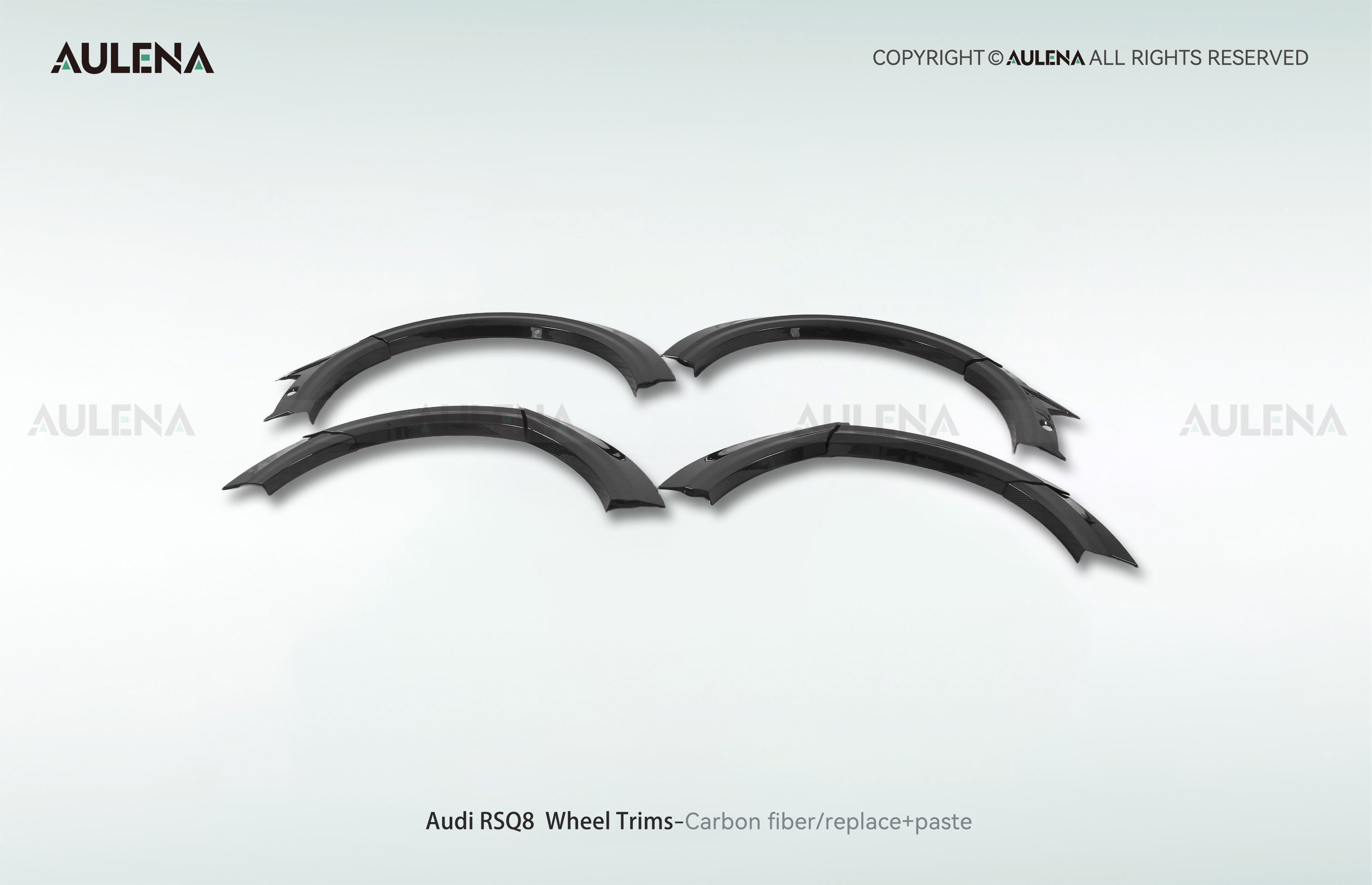 Audi RSQ8 Aulena Design dry carbon performance Wheel Trims