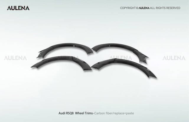 Audi RSQ8 Aulena Design dry carbon performance Wheel Trims