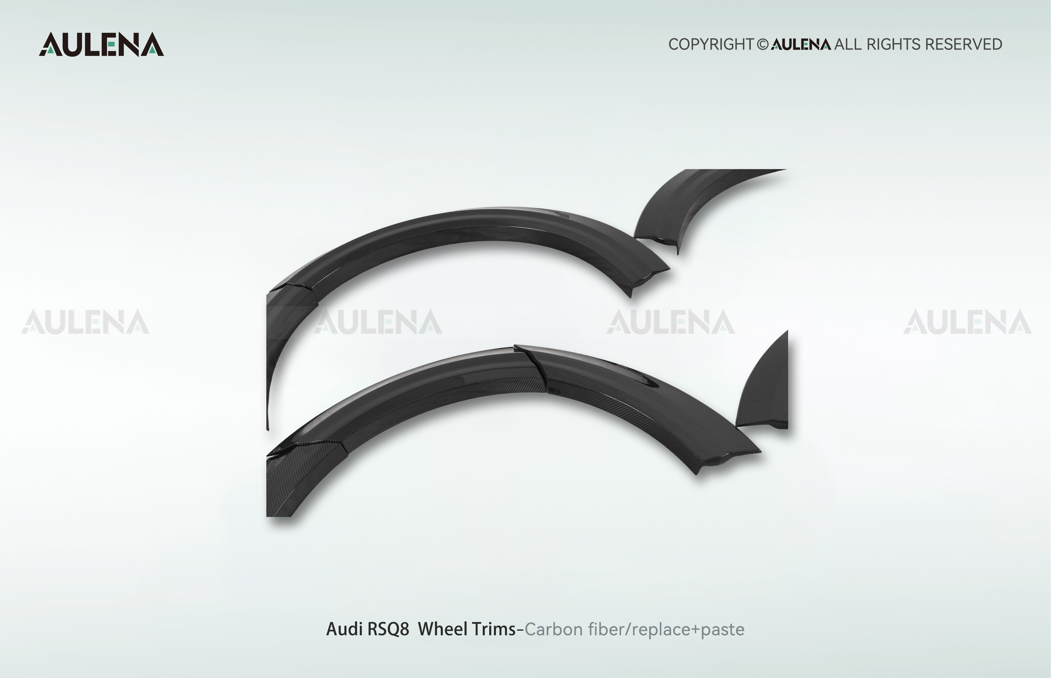 Audi RSQ8 Aulena Design dry carbon performance Wheel Trims