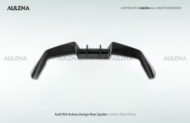 Audi RS4 Aulena Design dry carbon performance Rear Spoiler