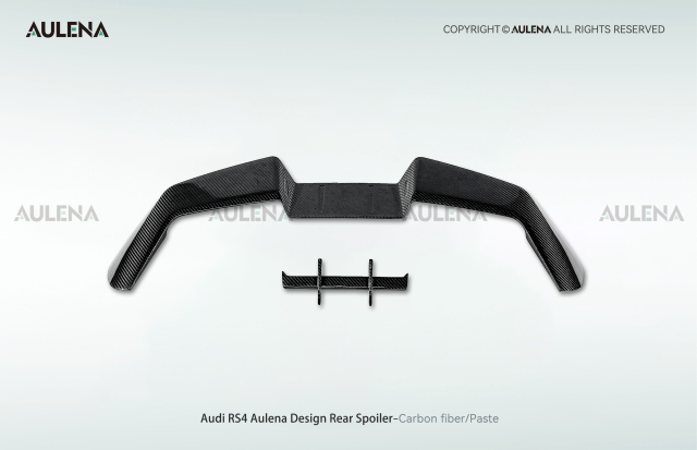 Audi RS4 Aulena Design dry carbon performance Rear Spoiler