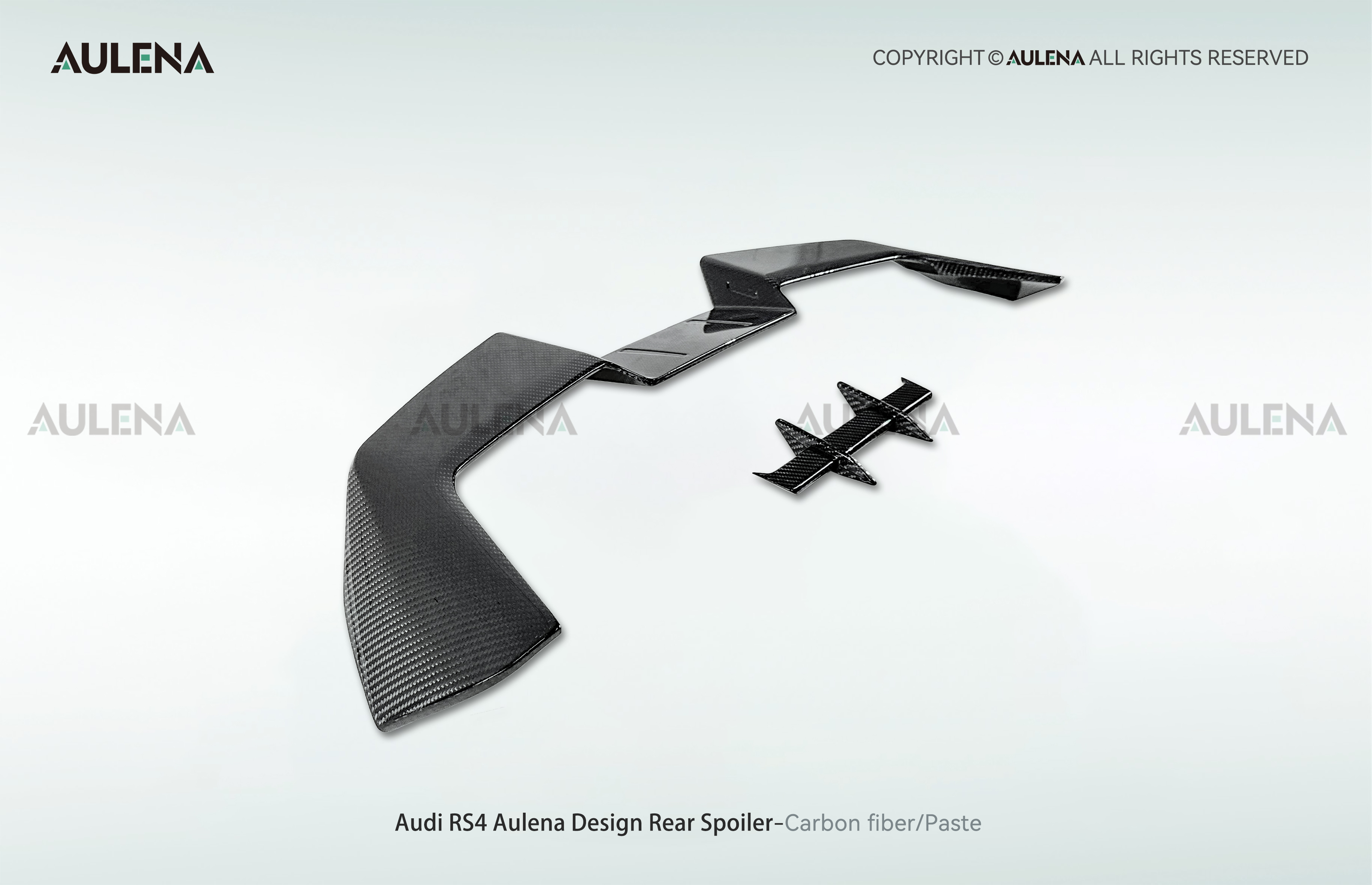 Audi RS4 Aulena Design dry carbon performance Rear Spoiler