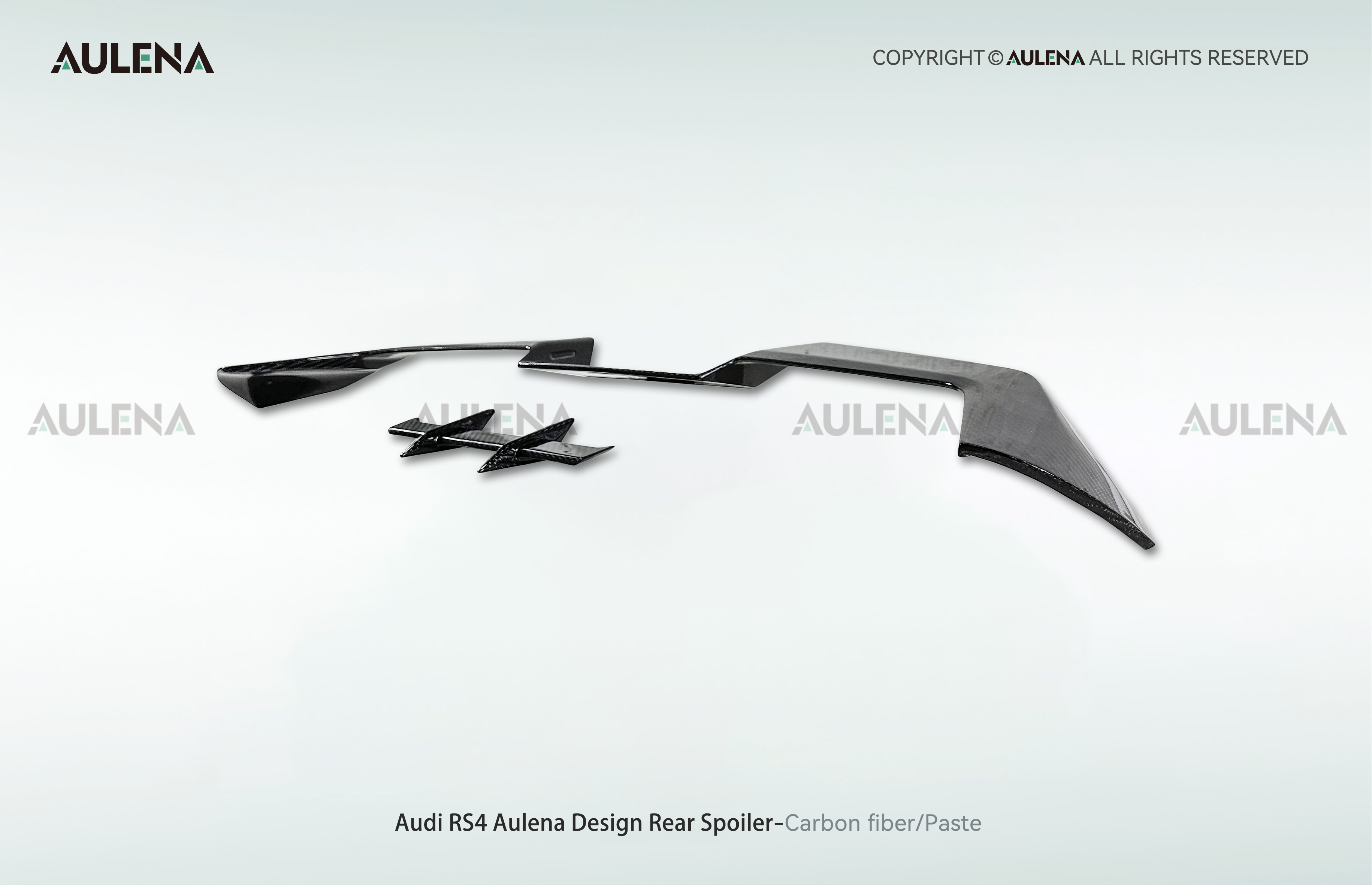 Audi RS4 Aulena Design dry carbon performance Rear Spoiler
