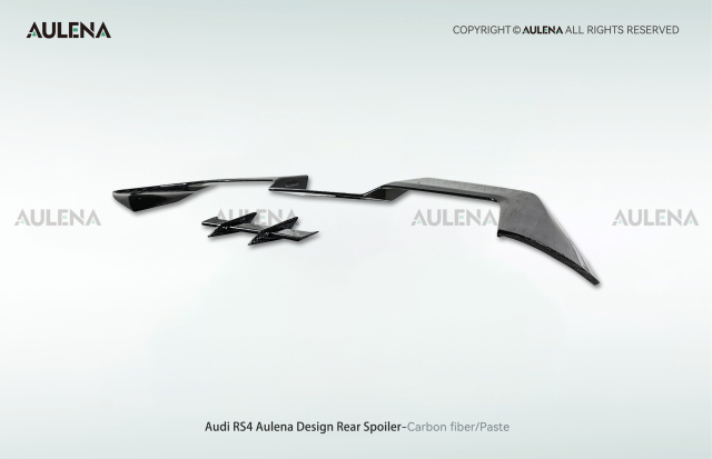 Audi RS4 Aulena Design dry carbon performance Rear Spoiler