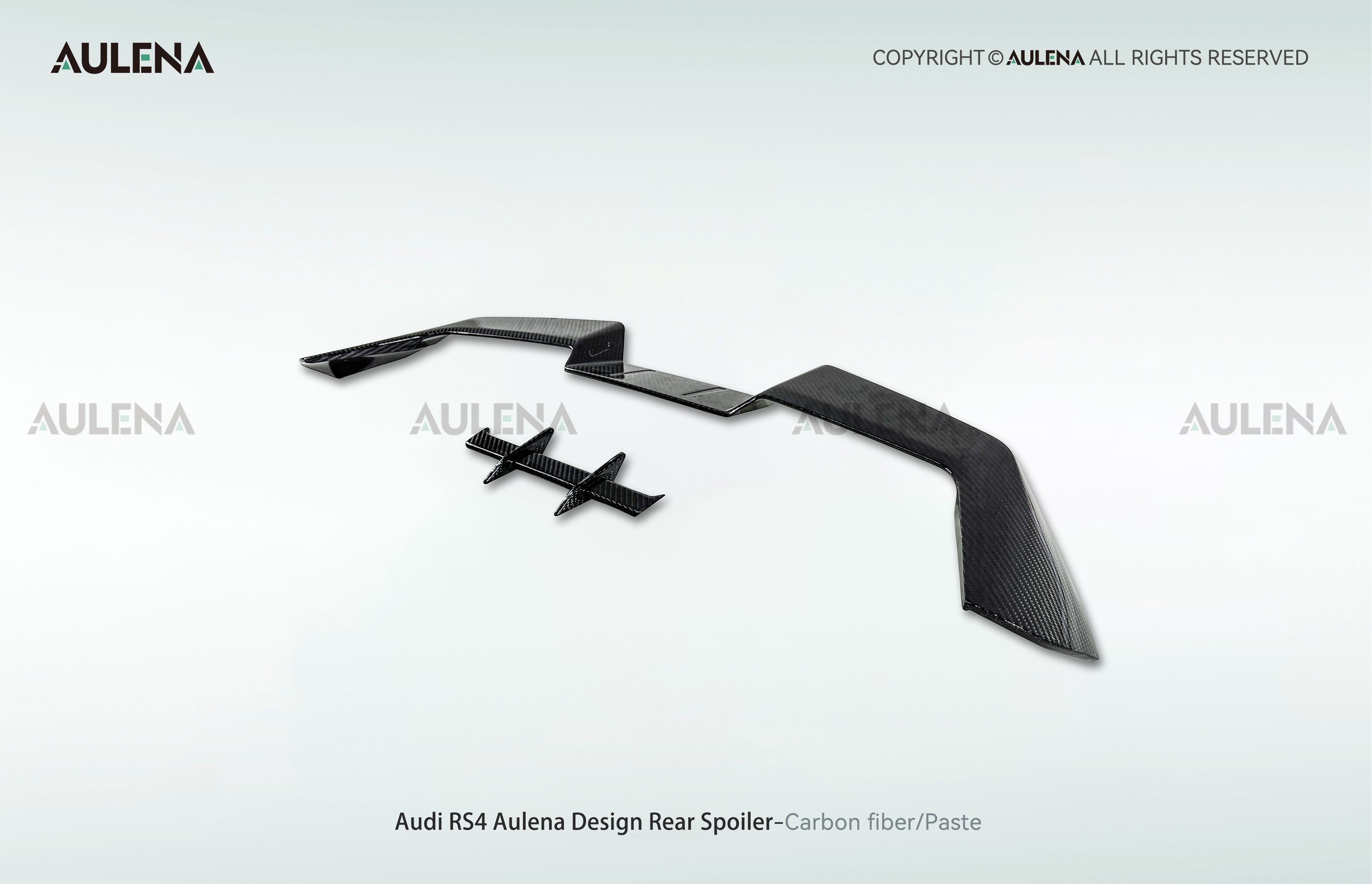 Audi RS4 Aulena Design dry carbon performance Rear Spoiler
