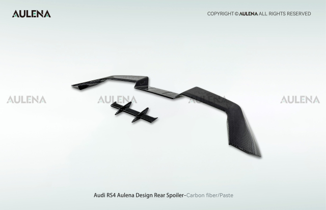 Audi RS4 Aulena Design dry carbon performance Rear Spoiler