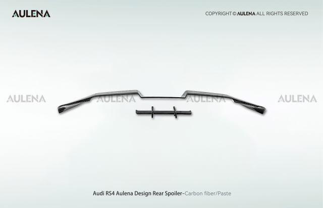 Audi RS4 Aulena Design dry carbon performance Rear Spoiler