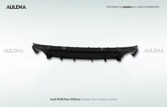 Audi RSQ8 Aulena Design dry carbon performance Rear Diffuser