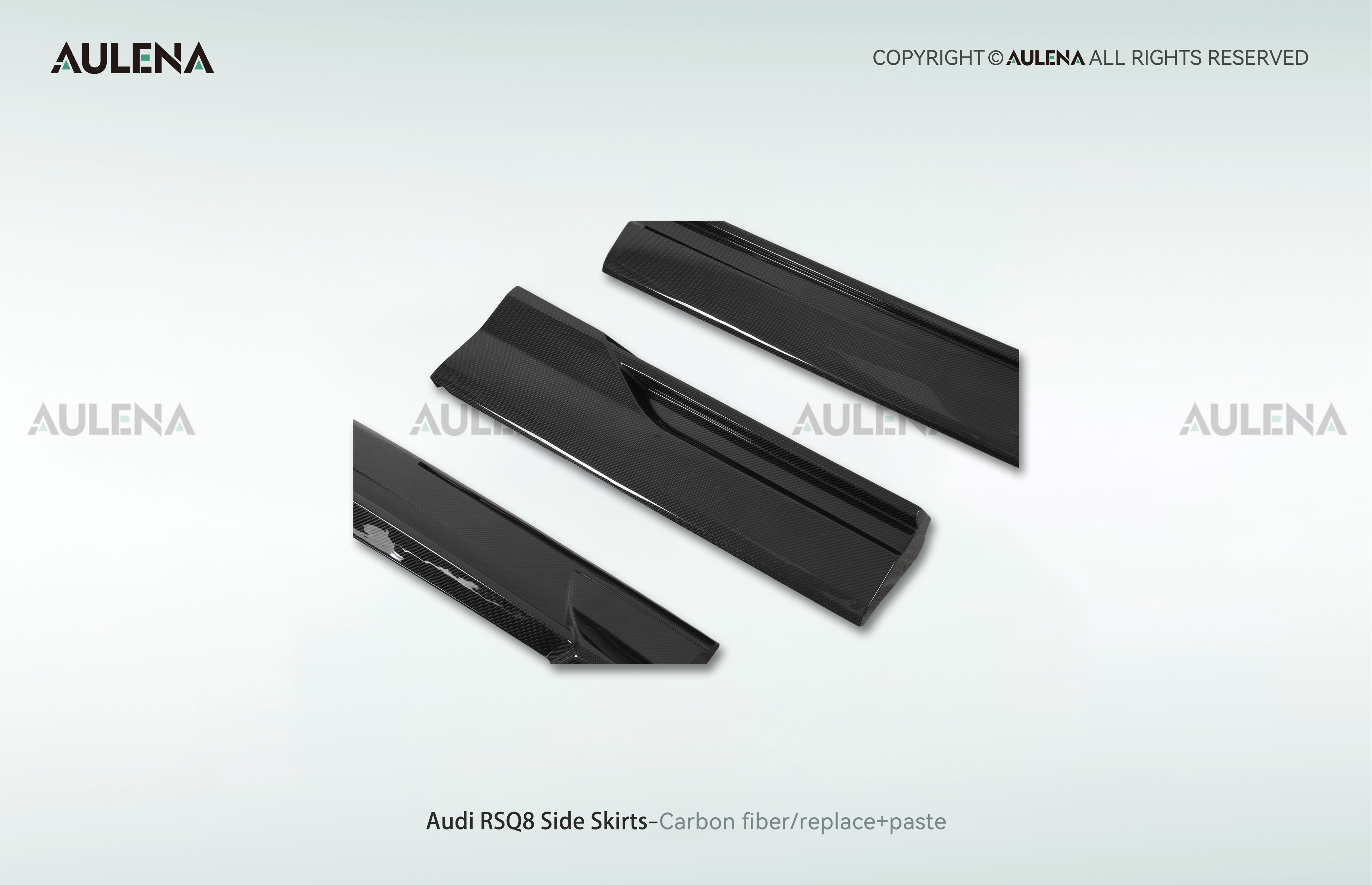 Audi RSQ8 Aulena Design dry carbon performance Side Skirts