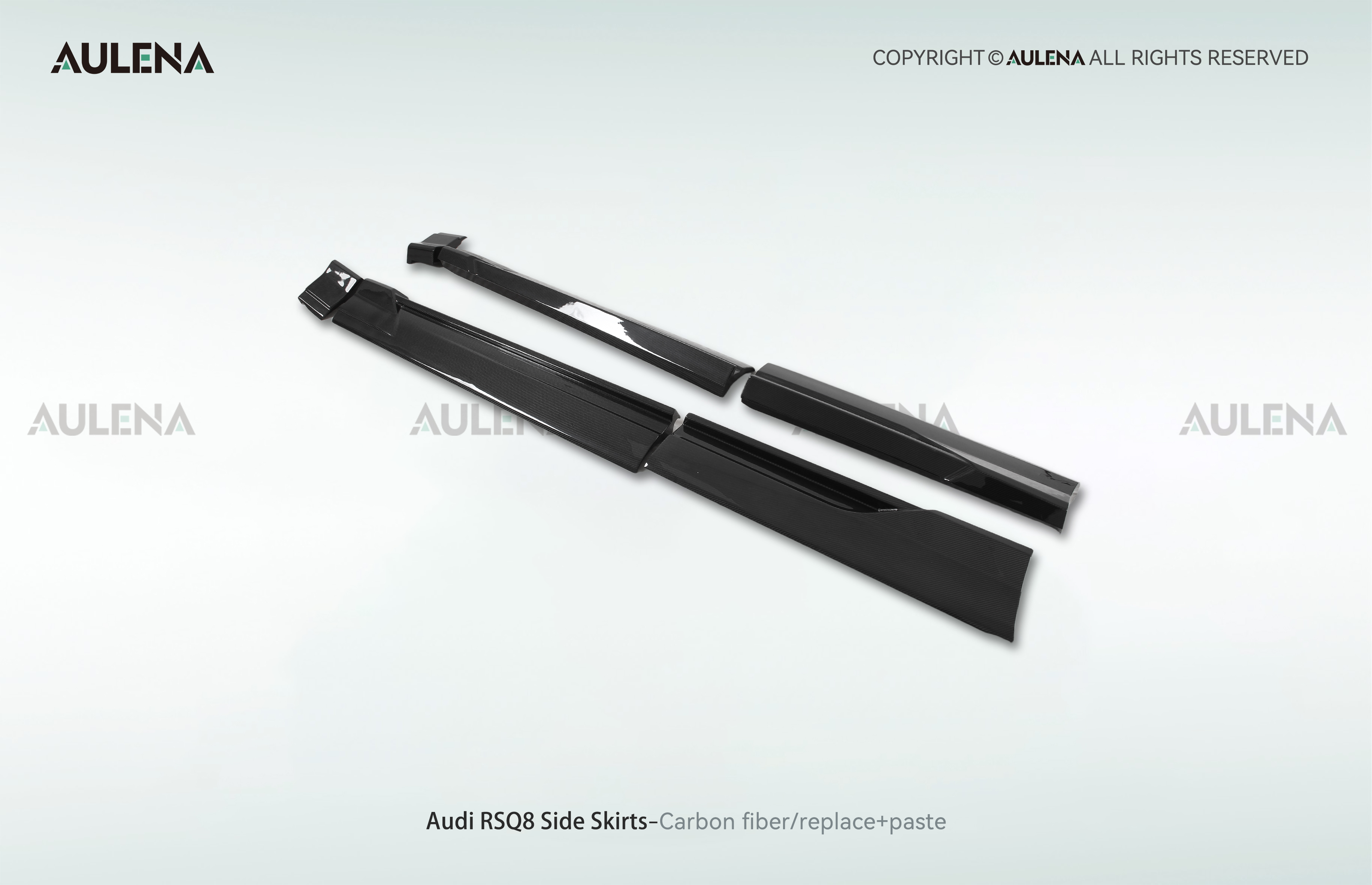 Audi RSQ8 Aulena Design dry carbon performance Side Skirts