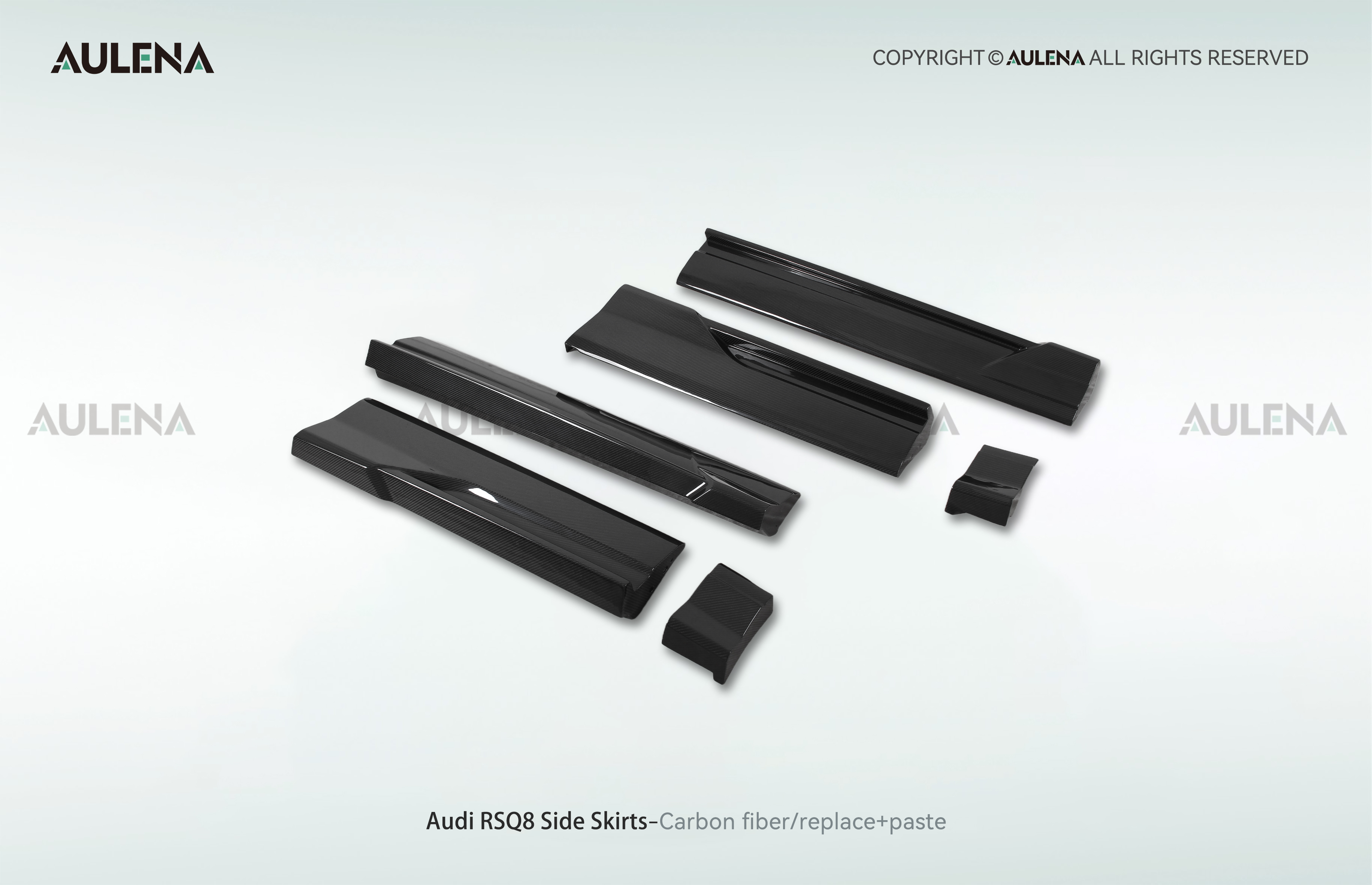 Audi RSQ8 Aulena Design dry carbon performance Side Skirts