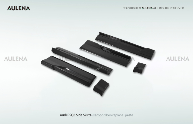 Audi RSQ8 Aulena Design dry carbon performance Side Skirts