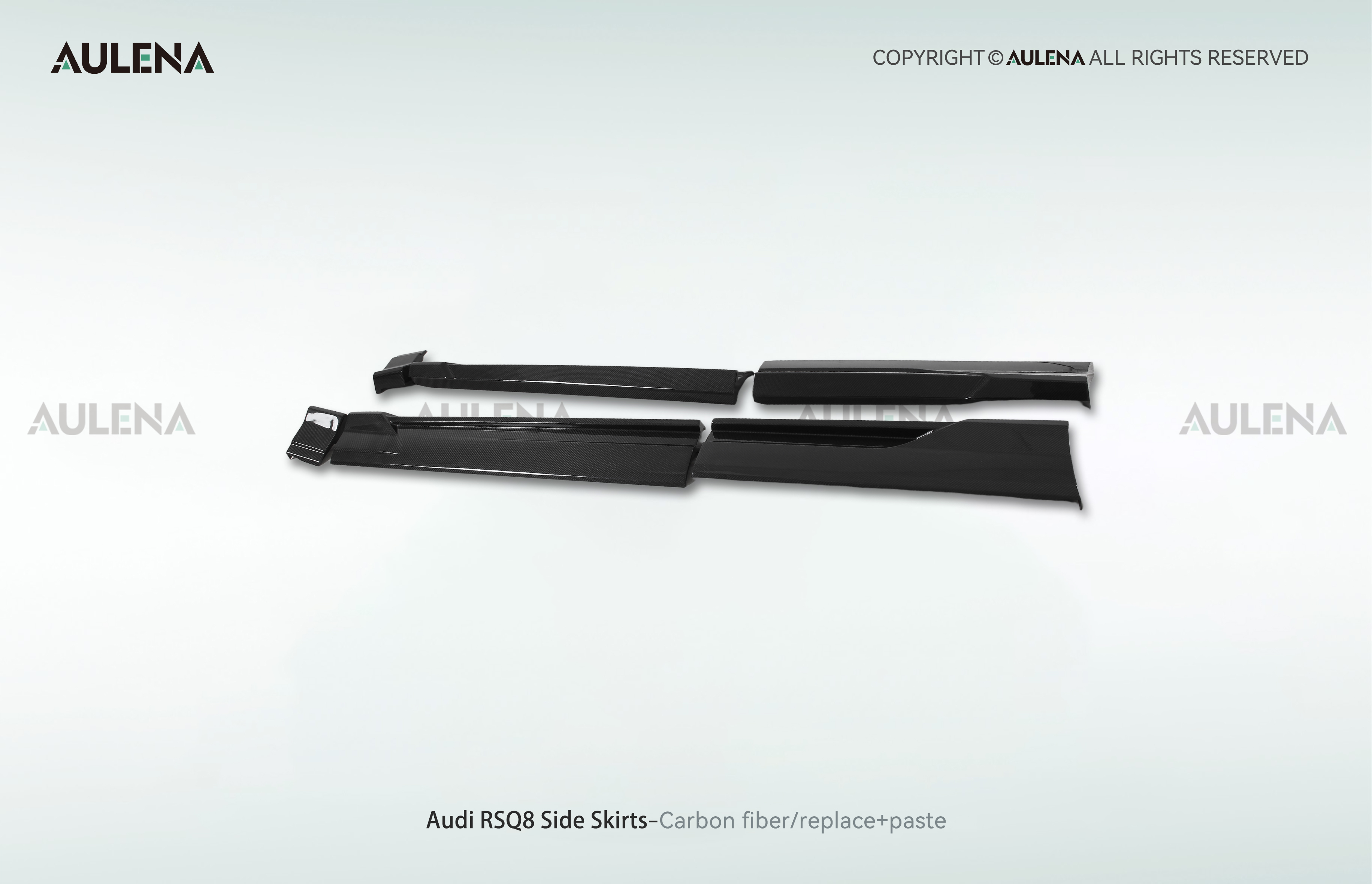 Audi RSQ8 Aulena Design dry carbon performance Side Skirts