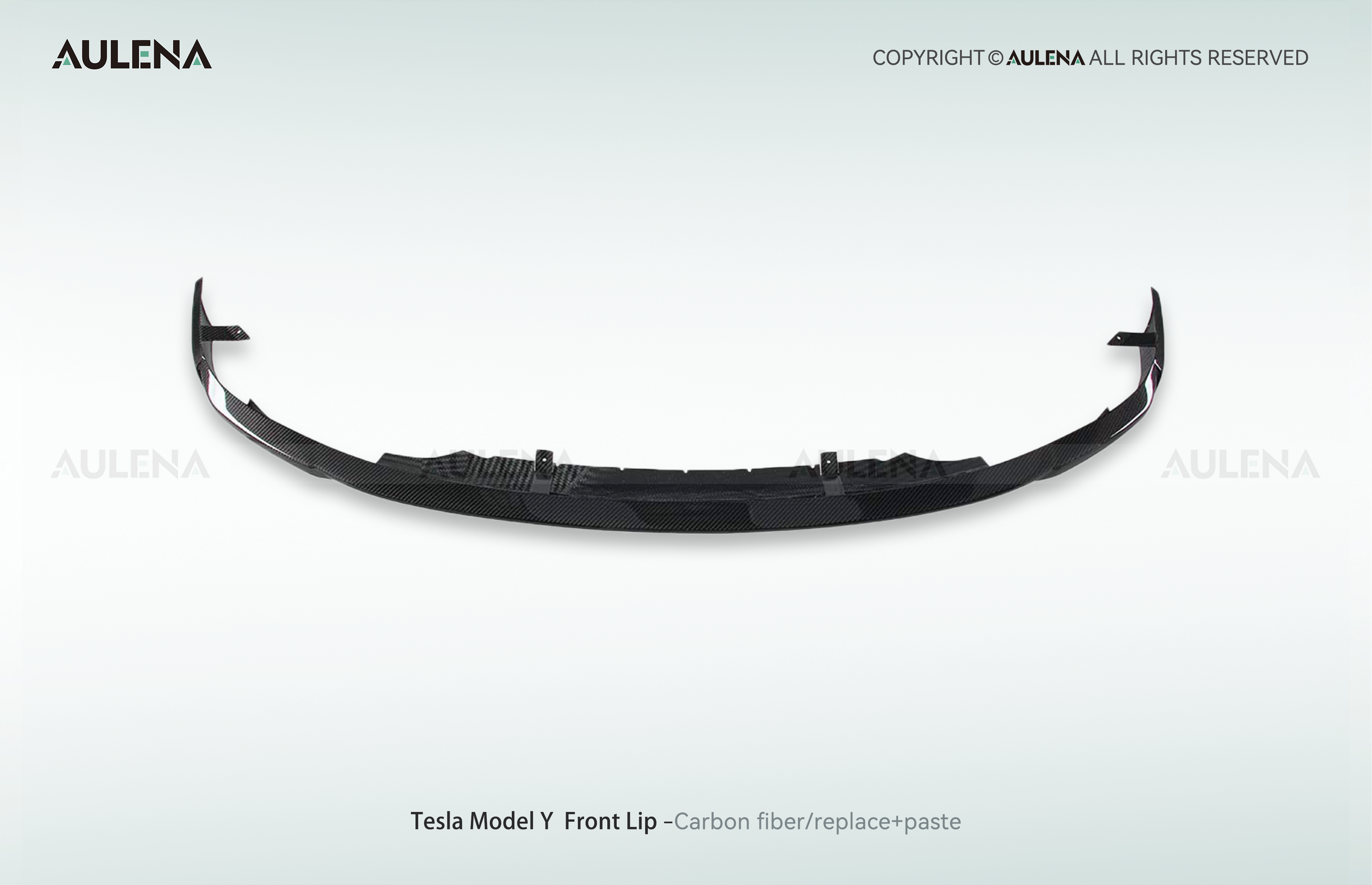 Tesla Model Y Aulena Design dry carbon performance Front Lip