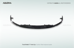 Tesla Model Y Aulena Design dry carbon performance Front Lip