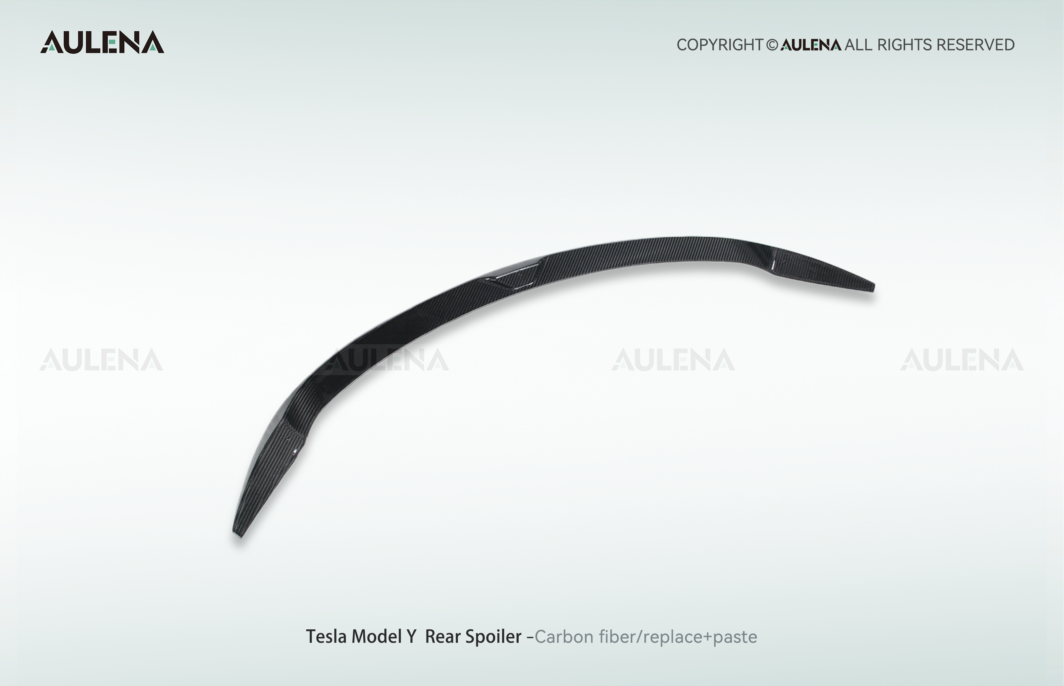 Tesla Model Y Aulena Design dry carbon performance Rear Spoiler