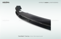 Tesla Model Y Aulena Design dry carbon performance Front Lip