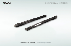 Tesla Model Y Aulena Design dry carbon performance Side Skirts V1