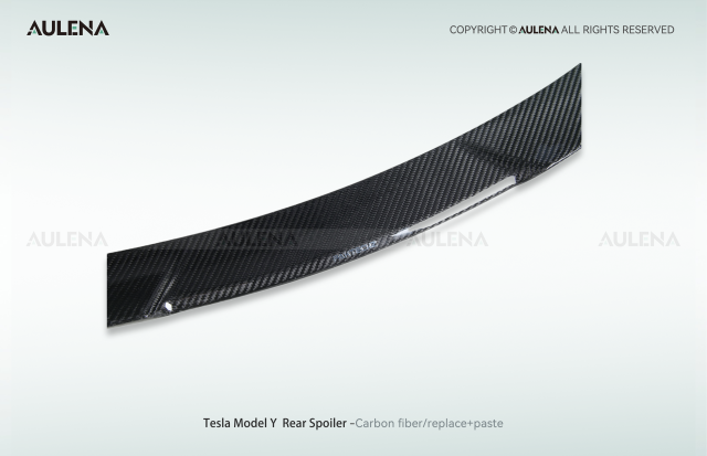 Tesla Model Y Aulena Design dry carbon performance Rear Spoiler