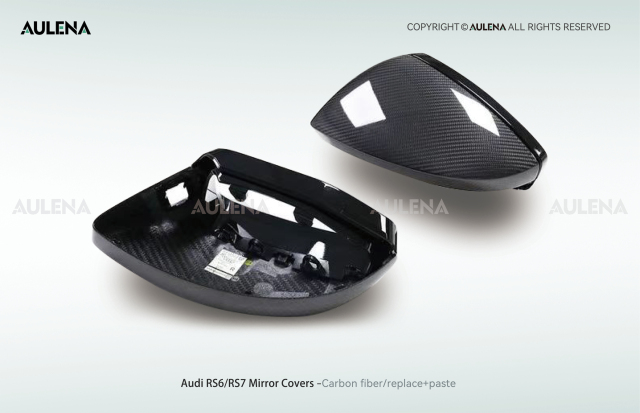 Audi RS6 Aulena Design dry carbon performance Mirror Covers