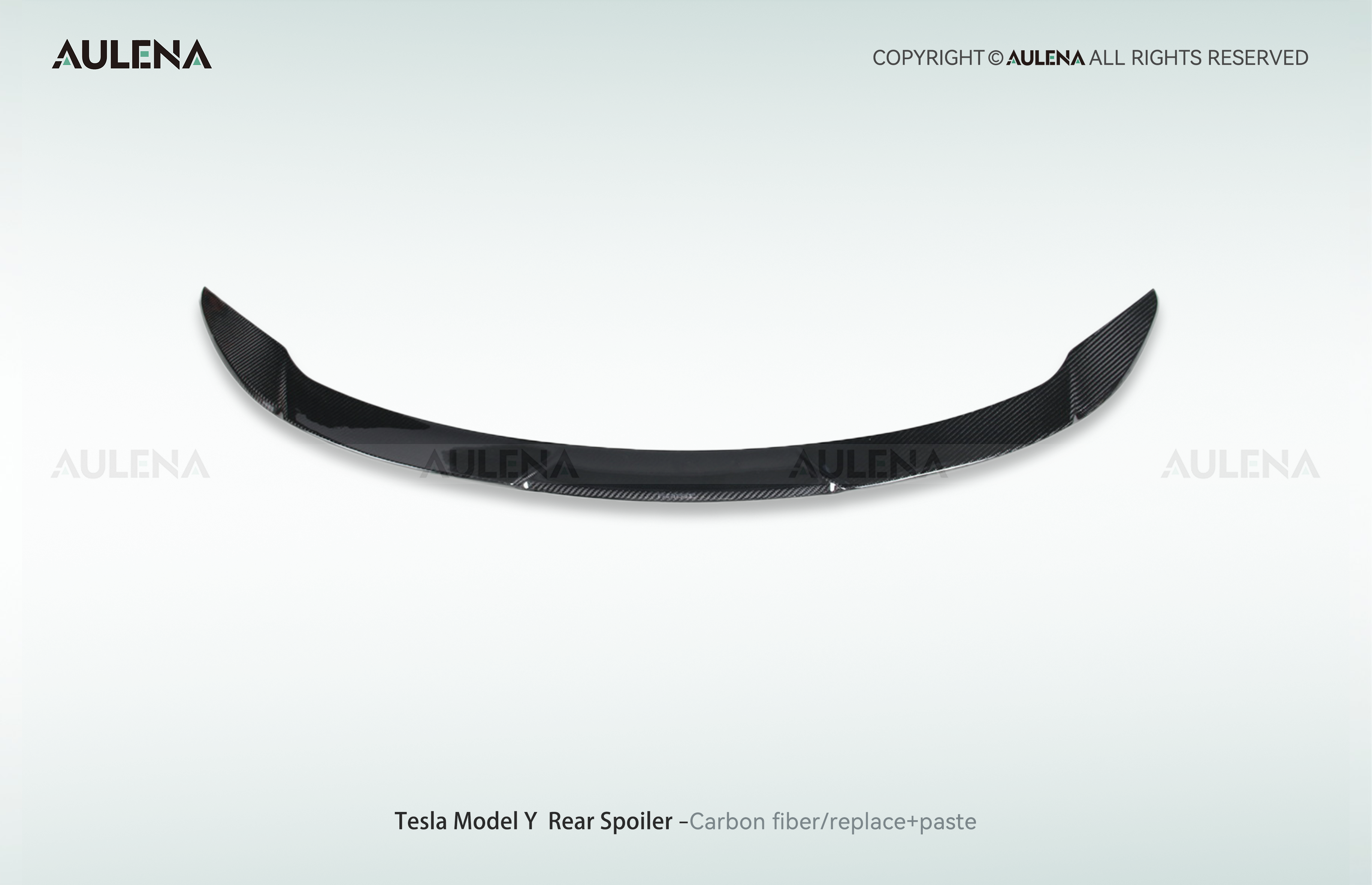 Tesla Model Y Aulena Design dry carbon performance Rear Spoiler