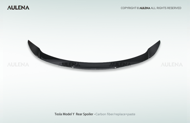Tesla Model Y Aulena Design dry carbon performance Rear Spoiler