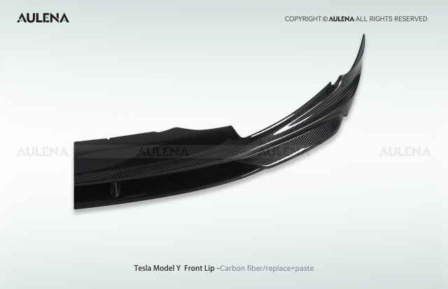 Tesla Model Y Aulena Design dry carbon performance Front Lip