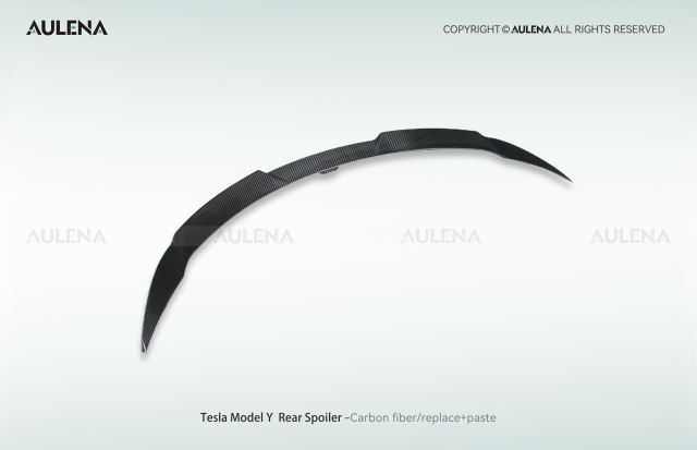Tesla Model Y Aulena Design dry carbon performance Rear Spoiler