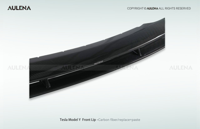 Tesla Model Y Aulena Design dry carbon performance Front Lip