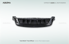 Tesla Model Y Aulena Design dry carbon performance Rear Diffuser
