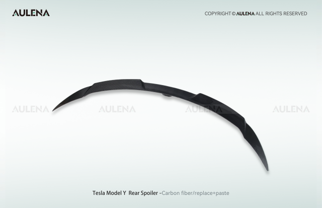 Tesla Model Y Aulena Design dry carbon performance Rear Spoiler