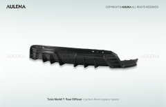 Tesla Model Y Aulena Design dry carbon performance Rear Diffuser