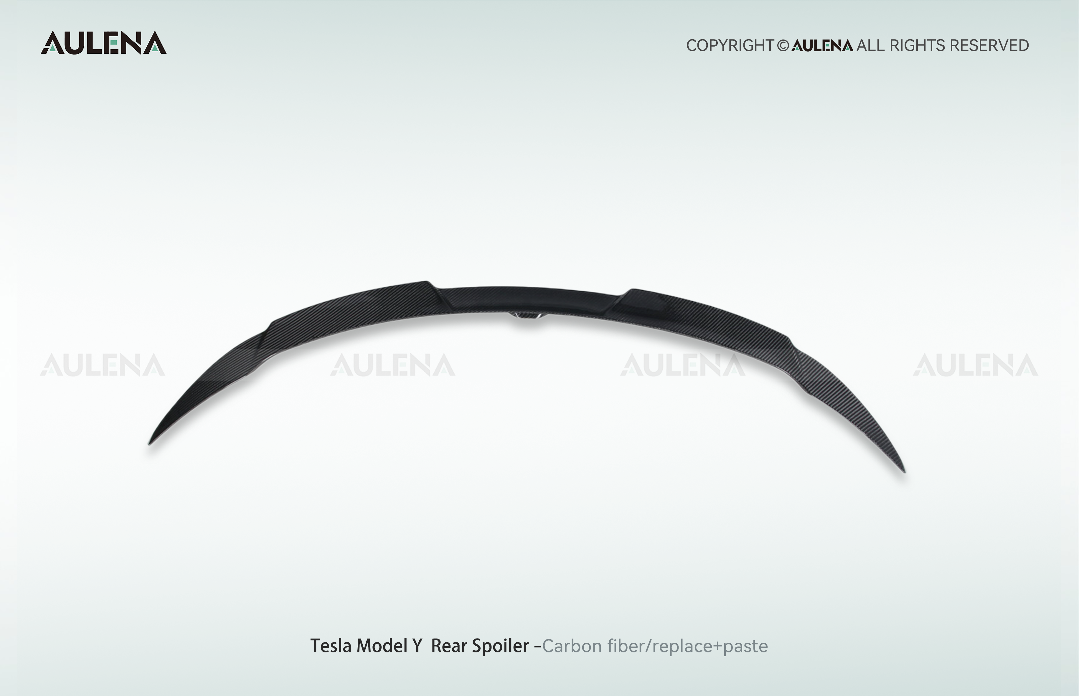 Tesla Model Y Aulena Design dry carbon performance Rear Spoiler