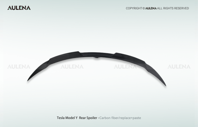 Tesla Model Y Aulena Design dry carbon performance Rear Spoiler