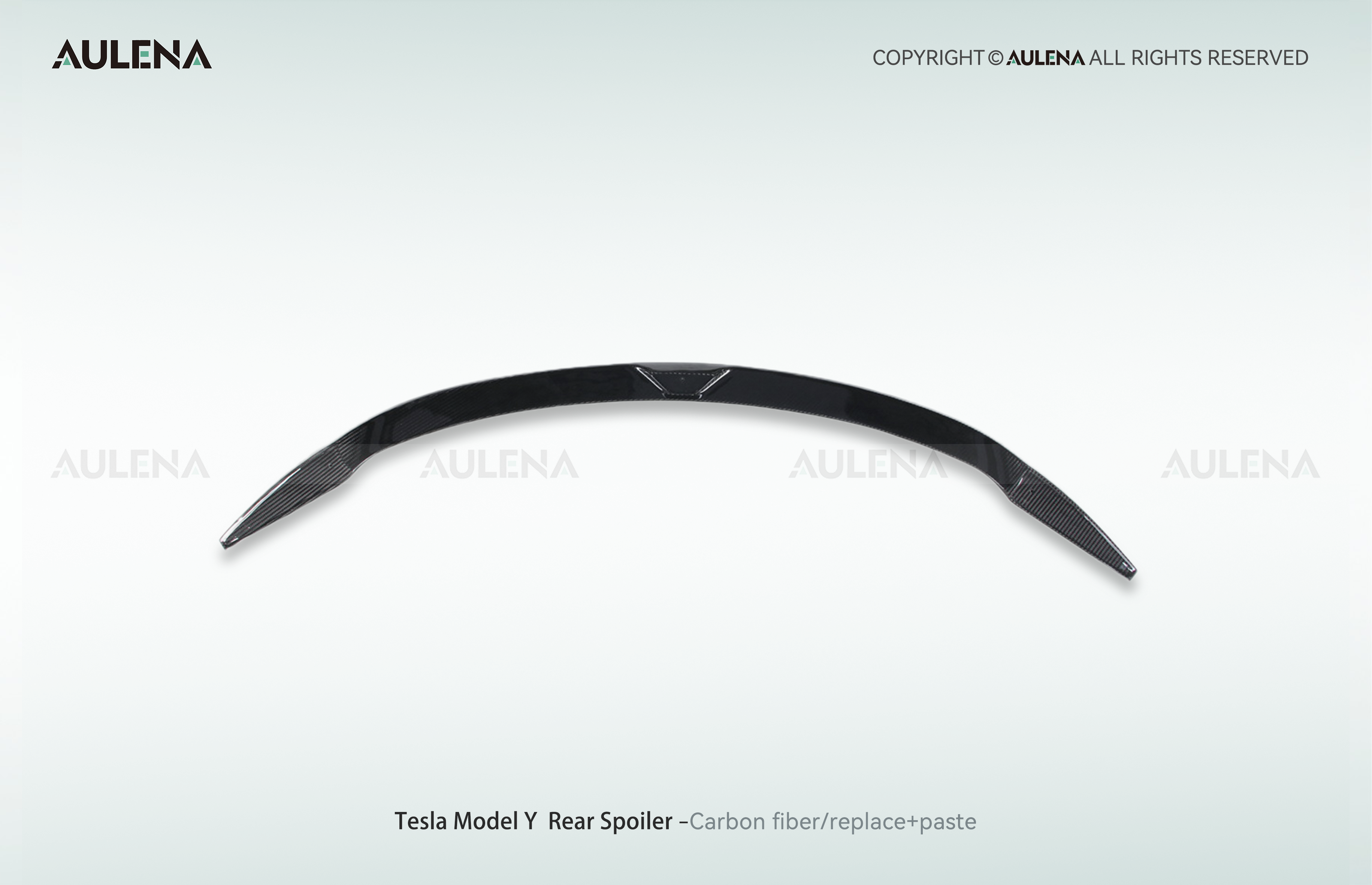 Tesla Model Y Aulena Design dry carbon performance Rear Spoiler