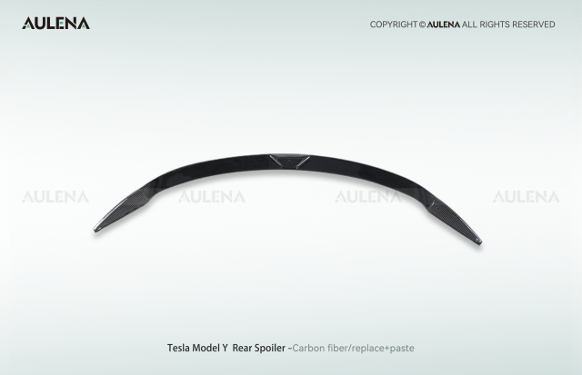 Tesla Model Y Aulena Design dry carbon performance Rear Spoiler