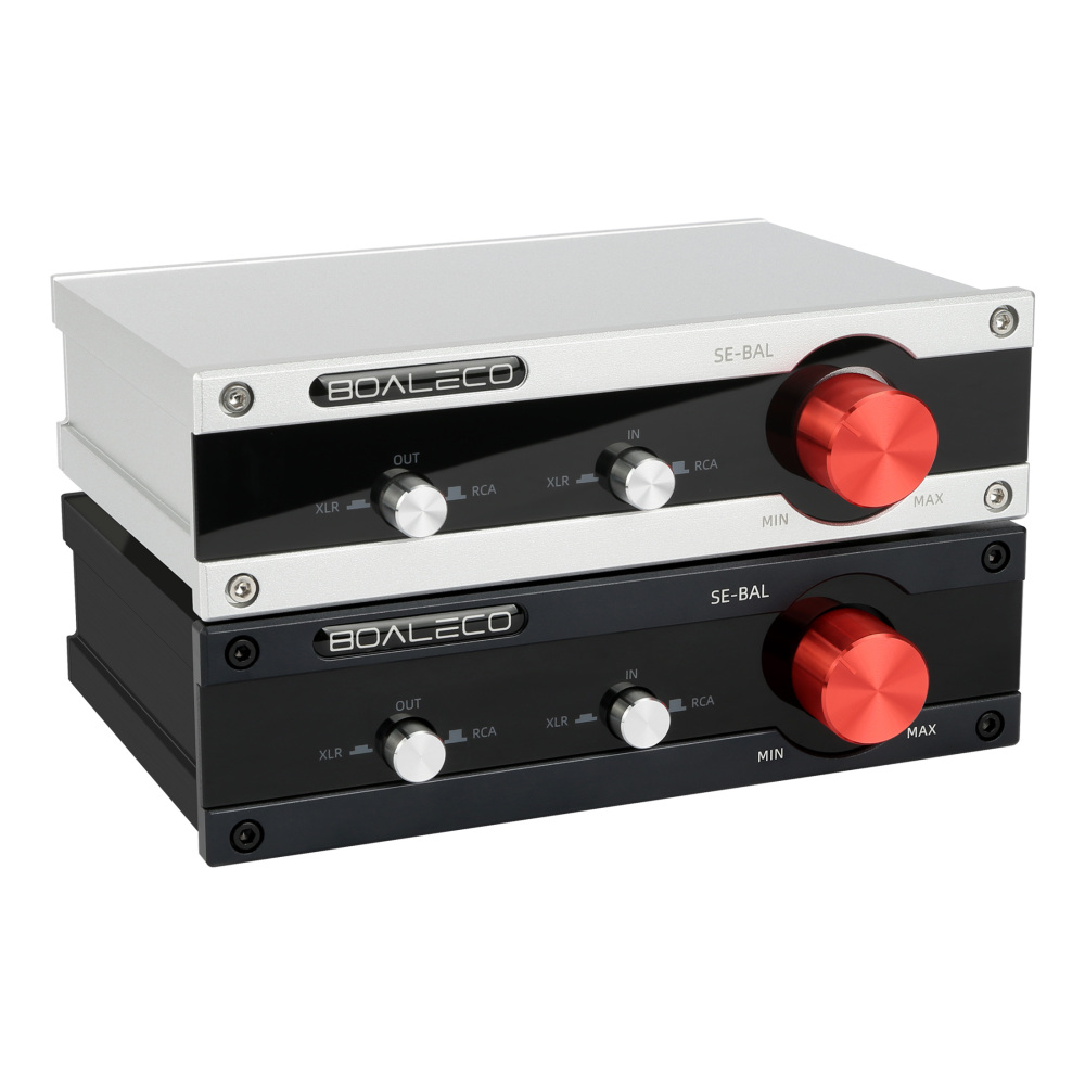 HiFi High Precision Fully Balanced Passive Preamp Volume Controller and XLR RCA Audio Switch Box