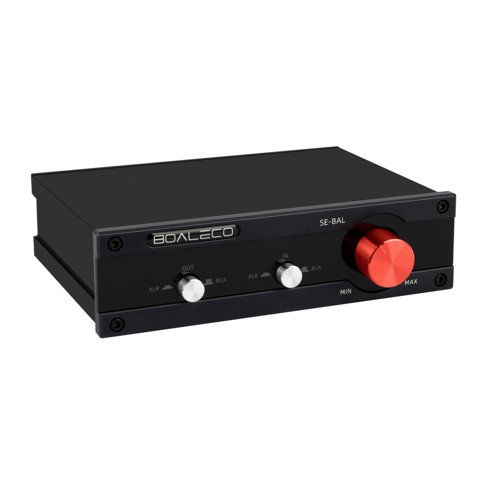 HiFi High Precision Fully Balanced Passive Preamp Volume Controller and XLR RCA Audio Switch Box